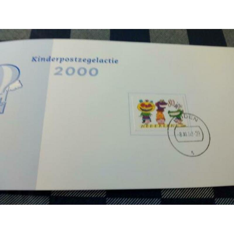 Bedankkaart kinderpostzegels