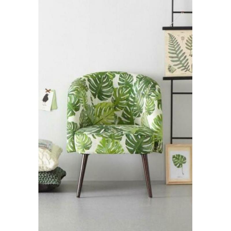 Comfortabel, trendy groen fauteuiltje * nageltjenieuw *