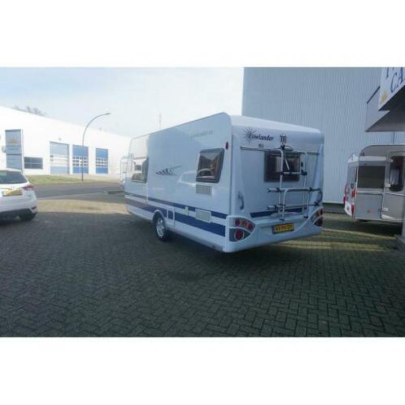 Dethleffs Lowlander 430 HK fietsendrager, voortent