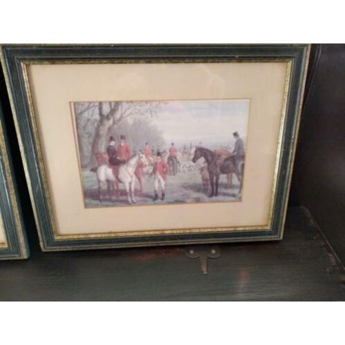 Engels jachttafereel schilderij