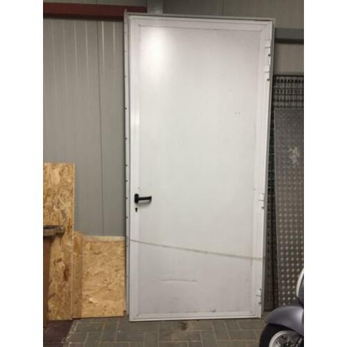 Alminium deur compleet met kozijn