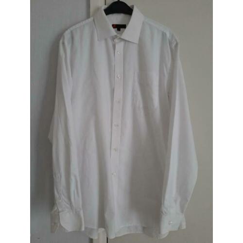 wit overhemd merk Dressmann com. since 1967