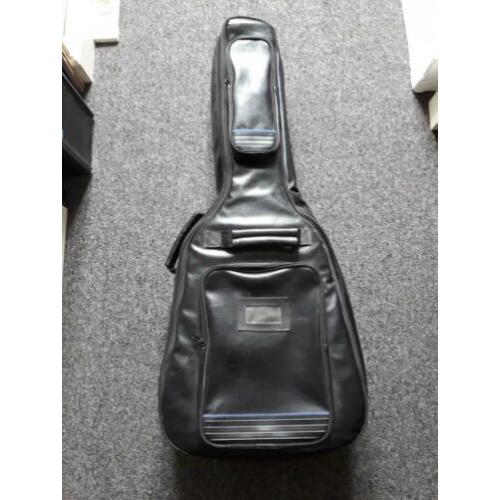 Dikke lederen gitaartas.