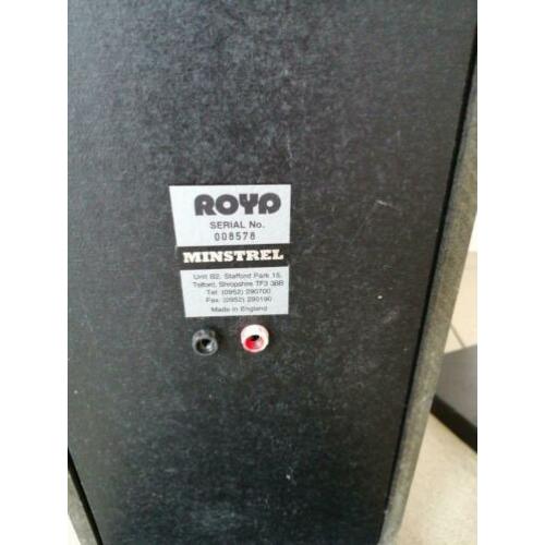 Royd Minstrel speakers