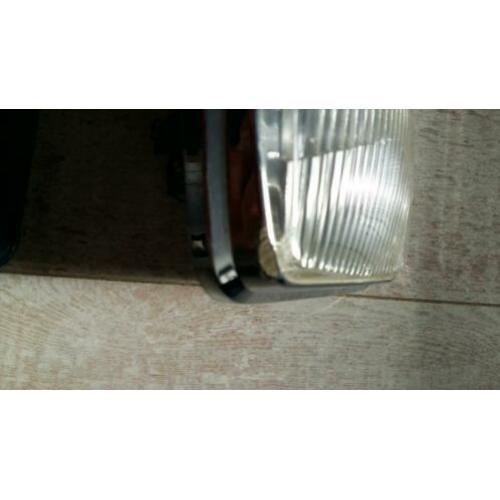 Orginele hella koplamp met fitting type 529 met Chrome rand