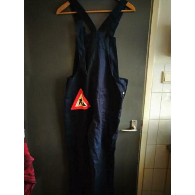 Carnavals tuinbroek 50+ maat m/l