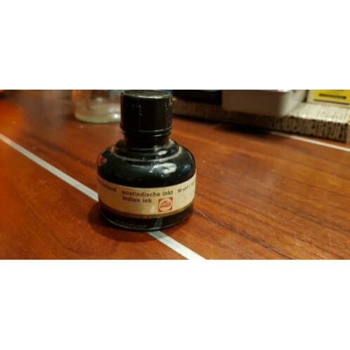 Talens OostIndische inkt, indian inkt. Vintage. Vol.