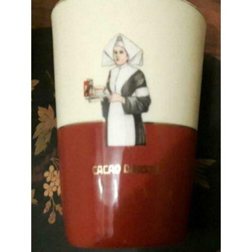 2 Droste chocolade bekers,