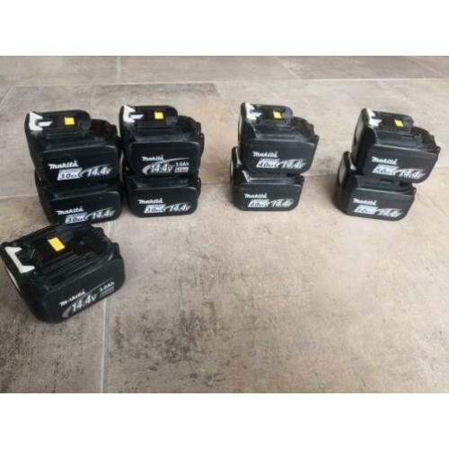 Makita 14.4v 3ah / 4ah / 5ah accu's origineel - zgan.