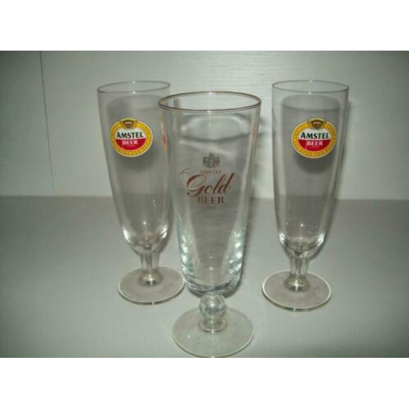 Amstel bierglazen