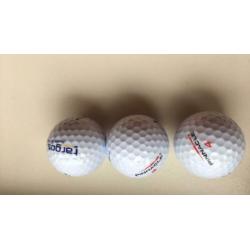 3 stuks Pinnacle golfballen en tee