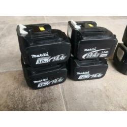 Makita 14.4v 3ah / 4ah / 5ah accu's origineel - zgan.
