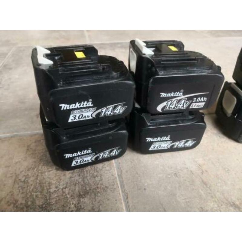 Makita 14.4v 3ah / 4ah / 5ah accu's origineel - zgan.