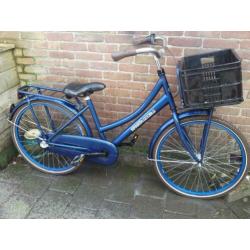 Mooie zwarte 26inch Gazelle Madelief OMAfiets nw licht va 9j