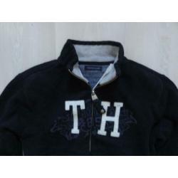 Tommy Hilfiger vest jas dik d blauw katoen wol mix 140/146
