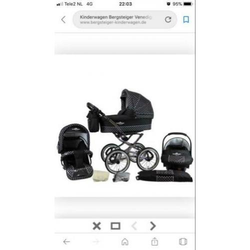 Bergsteiger wagen/ maxicosi/luiertas en toebehoren