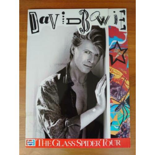 David Bowie Tour book Glass Spider tour 1987 live