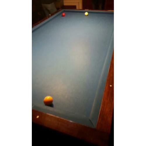 Wedstrijd Biljarttafel met electronisch tel-klok