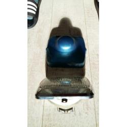 Orginele hella koplamp met fitting type 529 met Chrome rand