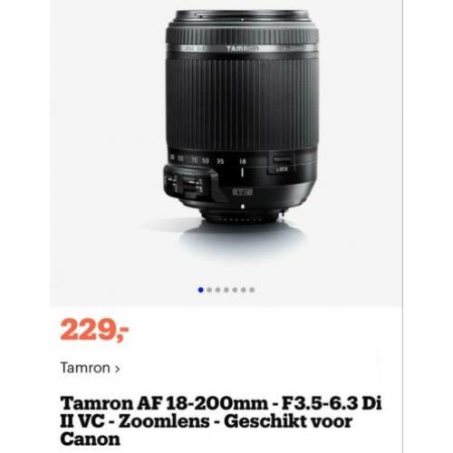 Tamron Zoomlens AF18-200mm