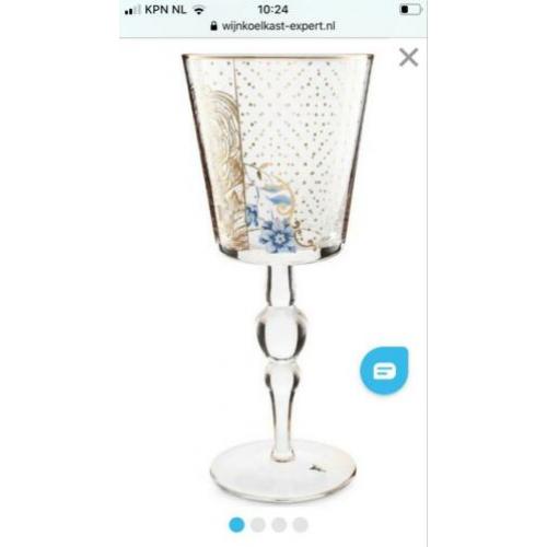 4 Pip wijnglazen glas