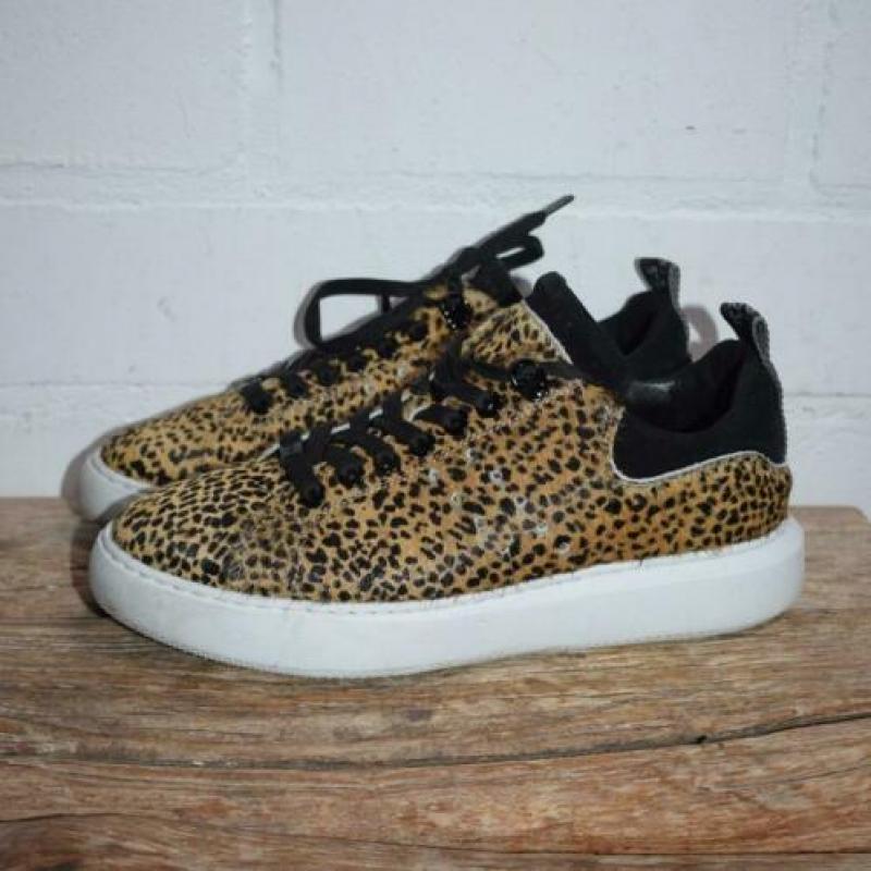 Nubikk - Prachtige leren sneakers maat 37 - Leopardprint