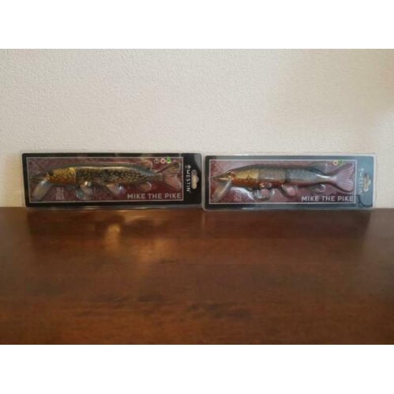 2x Mike the pike 1x tommy the trout nieuw