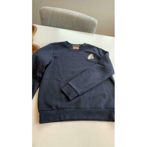 Maison Scotch sweater maat M donkerblauw