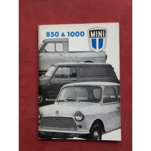 instructieboekje classic mini 850 / 1000 04-1975 AKD 7393