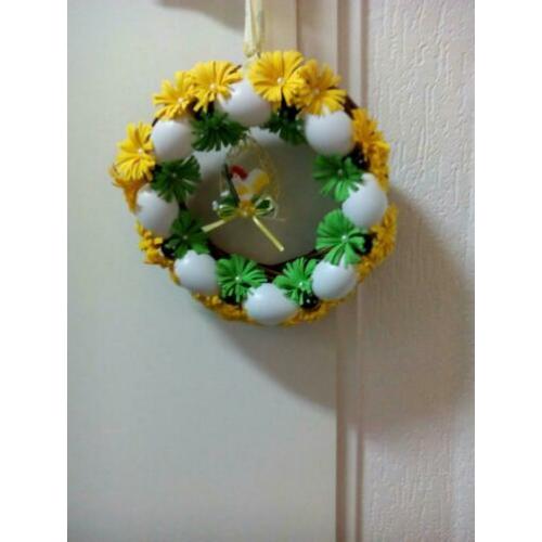 Paas krans handmade nieuw