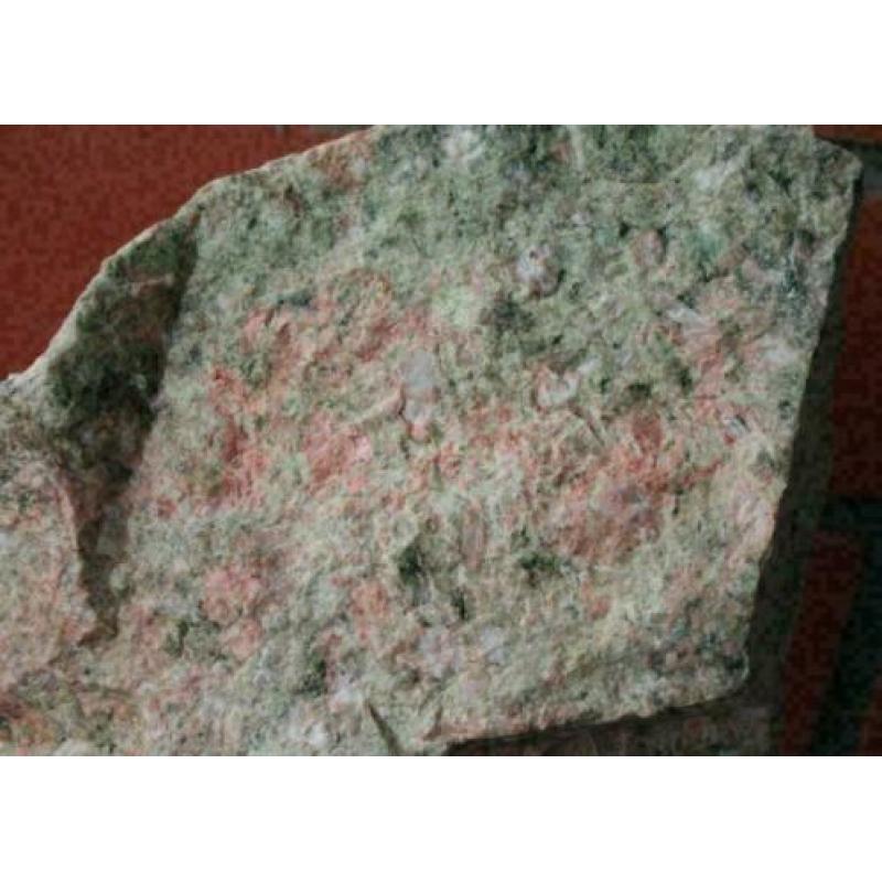 Groot stuk, pastelkleurig UNAKIET van de Typelocatie, 4 kilo