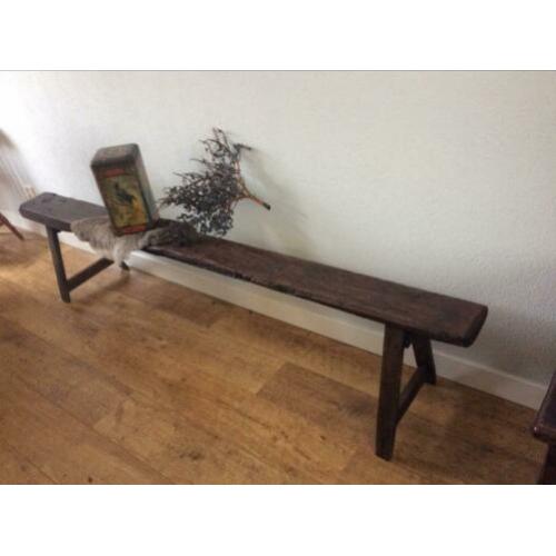 Brocante Franse oude bank
