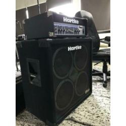 Hartke HA 5500 Bas versterker en Hartke VX210 Bas cabinet