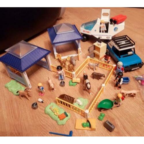 Vintage playmobil geobra vanaf '73 boerderij auto spaceshutt