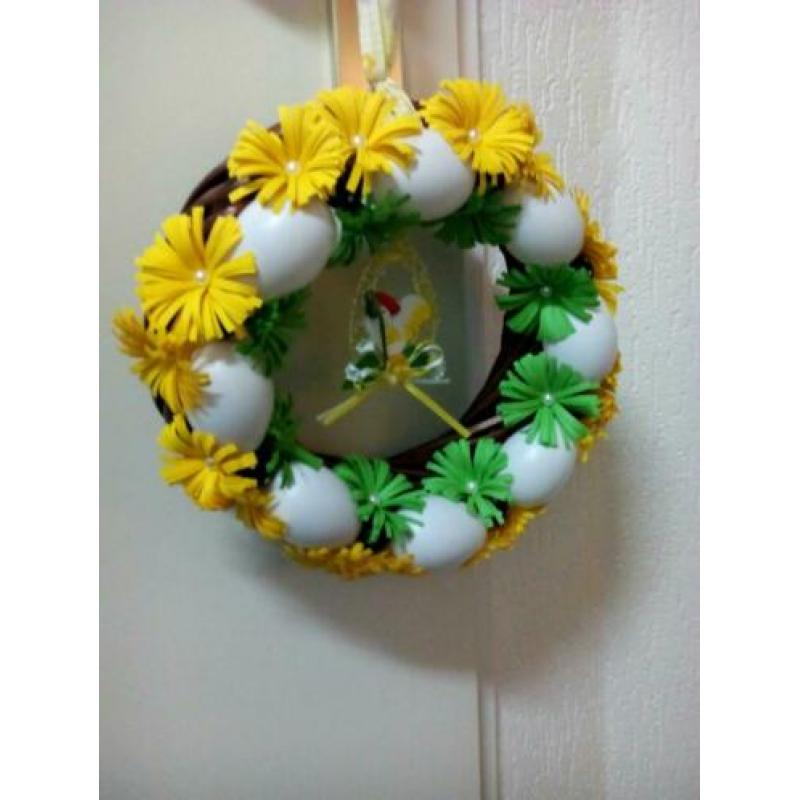 Paas krans handmade nieuw