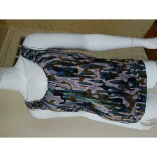 2403 Exclusief gloednieuw top topje STRENESSE BLUE; Mt=36''