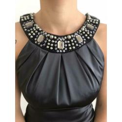 Elegante cocktailjurk feestjurk Mariposa maat 34 nieuw