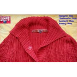 DEPT rode vest maat L zgan