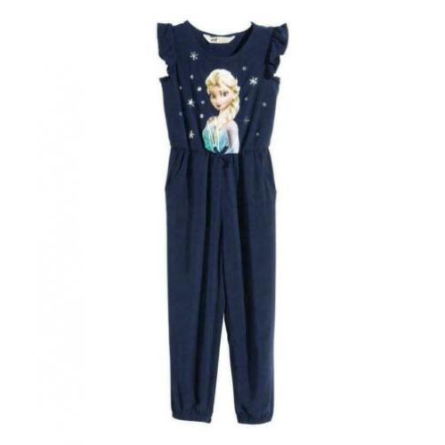 NIEUW H&M Frozen Elsa Jumpsuit Pakje Onesie, Blauw, Mt. 116