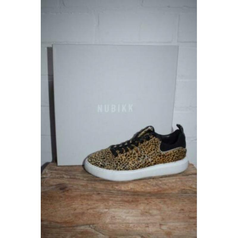 Nubikk - Prachtige leren sneakers maat 37 - Leopardprint
