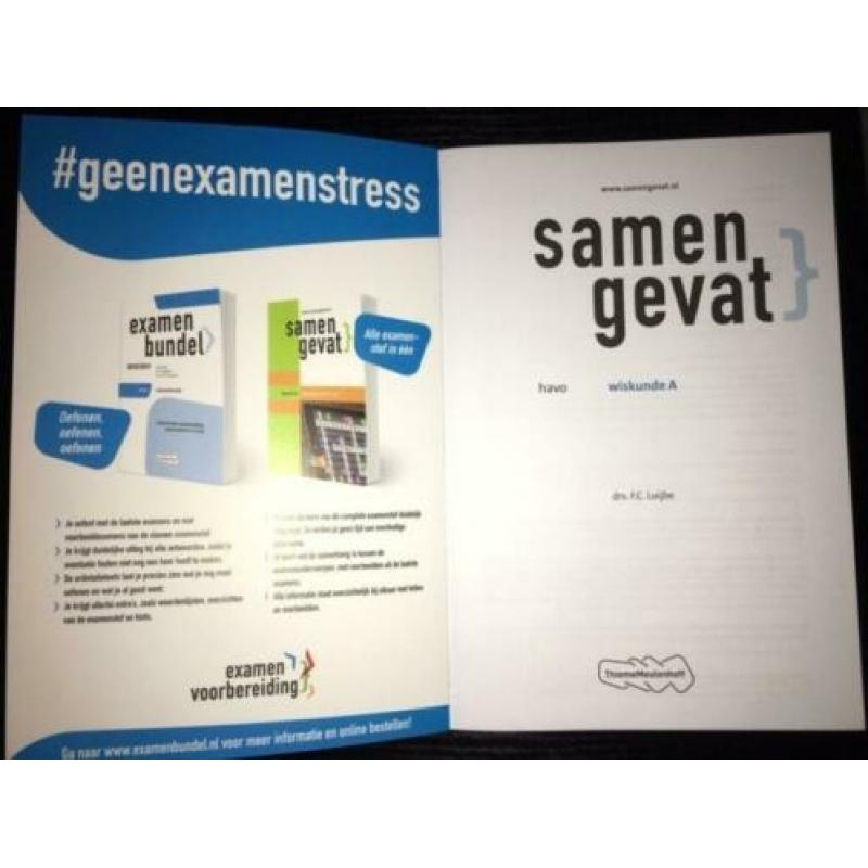 Samen gevat Wiskunde A