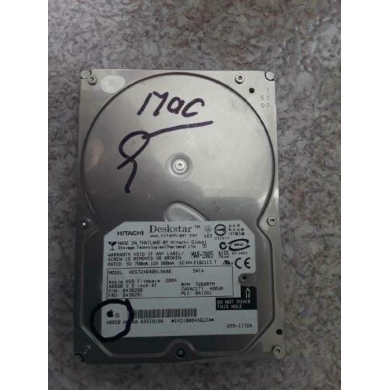 div harde schijven voor Apple machines.