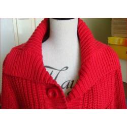 DEPT rode vest maat L zgan