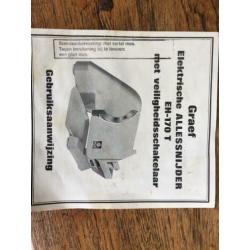Snijmachine elektrisch merk Graef
