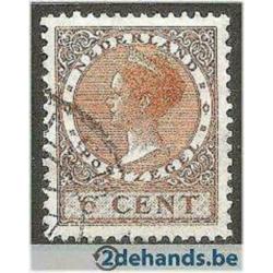 Nederland 1926-1928 - Yvert 173 - Wilhelmina - 6 ct. (ST)