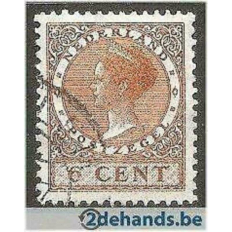 Nederland 1926-1928 - Yvert 173 - Wilhelmina - 6 ct. (ST)