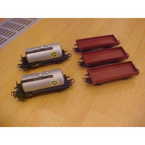 Marklin goederenwagens - 5 stuks