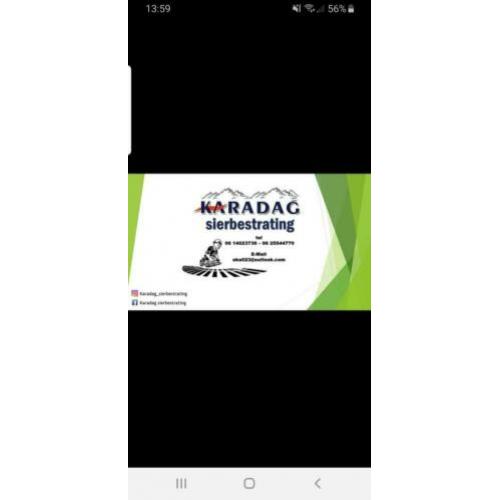 Tegels schutting plaatsen