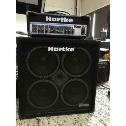 Hartke HA 5500 Bas versterker en Hartke VX210 Bas cabinet
