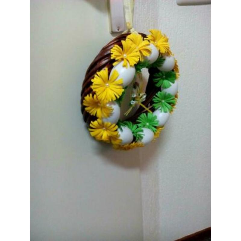Paas krans handmade nieuw